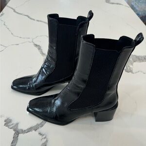Zara black boots 7.5